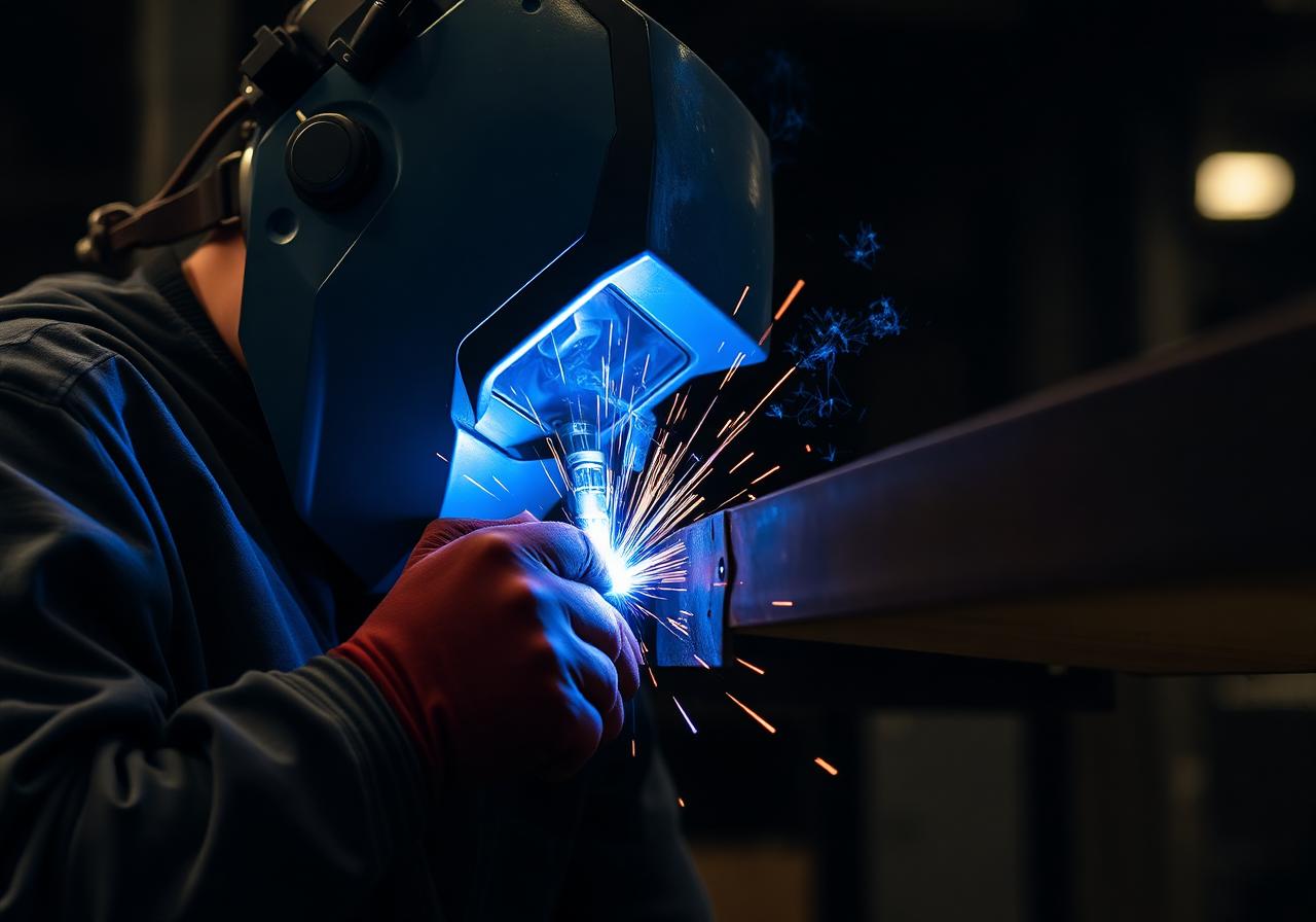 Site-ready structural steel tradesperson