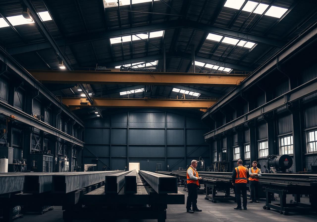 Forgeline structural steel fabrication workshop